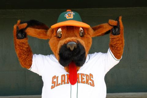Spikes the Slammers Mascot