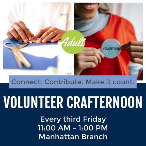 Adult volunteer crafternoon