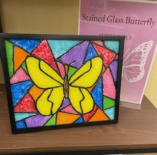 Stained Glass Butterfly