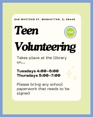 Teen Volunteering