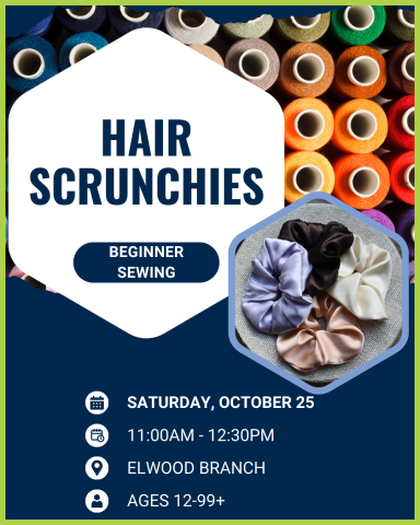 Hair Scrunchies--beginning sewing