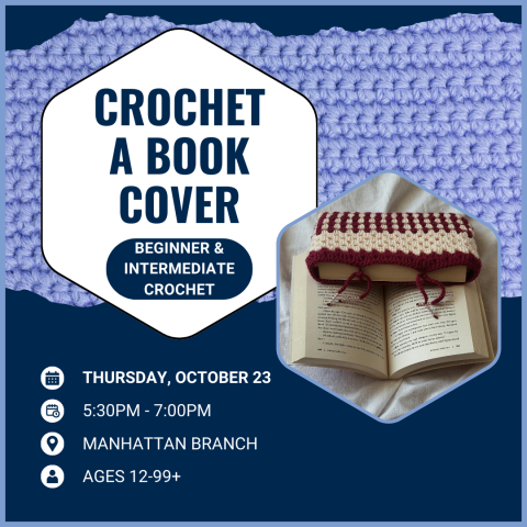 Crochet a Book Cover: Beginner and intermediate crochet