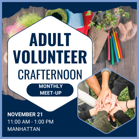 Adult volunteer crafternoon
